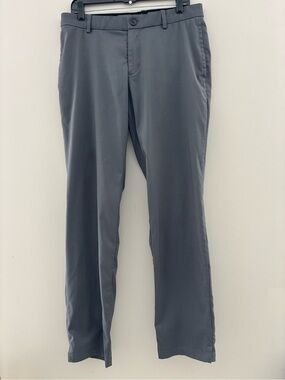 Nike Dri-FIT Golf Pants Gray Performance Stretch Tapered Men's 35x32